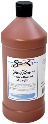 Sax True Flow Heavy Bodied Acrylic Paint - Quart - Burnt Sienna