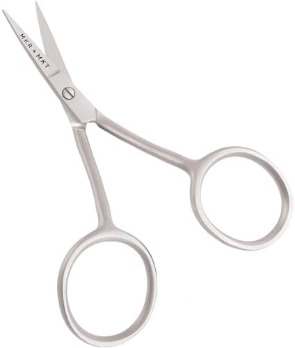 Applique Embroidery Scissors Set - Duckbill & Needlepoint, 4.5", Brushed
