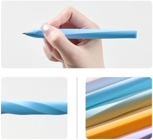 Inks Twist Action Gel Pen with Silicone Grip for Daily, Black