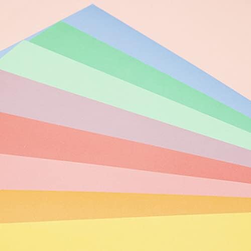 Craftelier - Cardstock Set Pastel | Pack of 24 Double Sided Cardstock for Cardmaking, Scrapbooking and Craft Projects | Weight 240 grams | Size 30,48 cm x 30,48 cm (12" x 12")