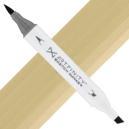 Artfinity Sketch Markers - Olive Gray YG8-5, Vibrant, Professional, Dye-Based Alcohol Markers for Artists, Drawing, Travel, & More