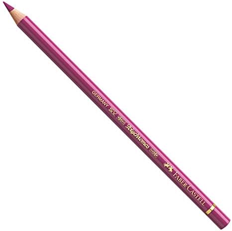 Faber-Castell Polychromos Artists' Single Pencil - Colour 125 Middle Purple Pink