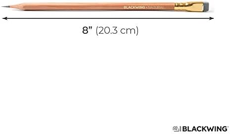 Blackwing Natural Pencils, Extra-Firm Graphite, Clear Cedar, 12 Count