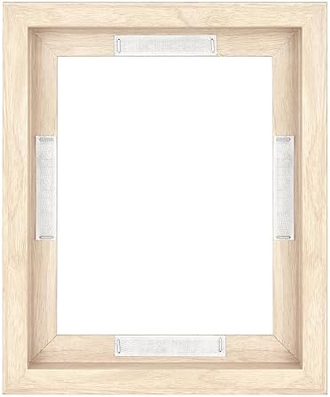 MCS Canvas Float Frame, 8x10, Natural Woodgrain