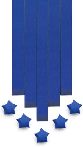 FoDau770 Solid Color Star Paper Strips - 360 Sheet, Dark Blue