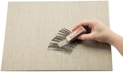 Senso Clear Primed Linen Panels - Medium Sampler Set of 12 Canvas Panels - 3 Each of Sizes 9x12, 11x14, 12x16, and 16x20 for Painting Oils, Acrylics, Pastels and More
