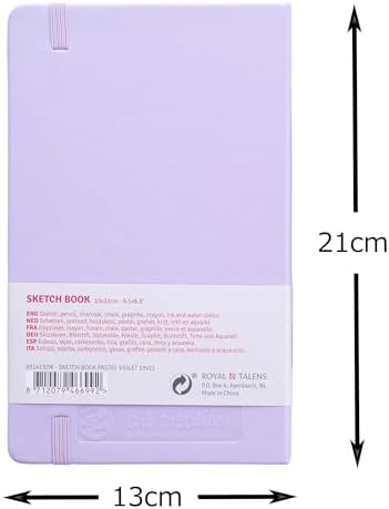 Talens Art Creation Sketchbook, Pastel Violet, 80 Sheets, 5.1 x 8.3 in