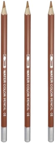 PATIKIL Watercolor Pencils,Brown Color Pencil Set Sketch Coloring Drawing Colored Pencils Bulk Artist Drawing Supplies for Adult Coloring Book Blending, 3 Pcs