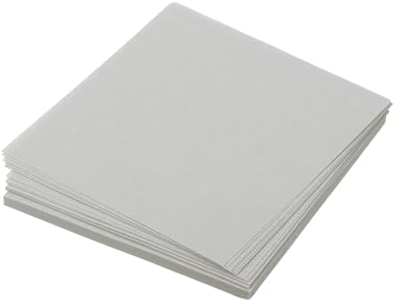 MECCANIXITY 50 Sheet Origami Paper Double Sided Light Gray 2.5x2.5 Inch Square Sheet for Art Craft Project, Beginners, Gift Decoration