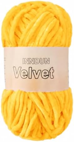Soft Velvet Chenille Yarn for Crocheting, Super Bulky Yarn for Blankets