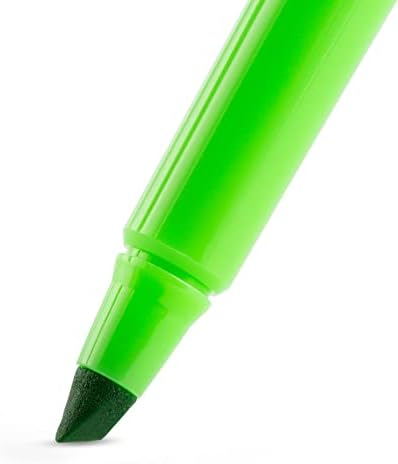 BIC Brite Liner Highlighters, Chisel Tip, 12-Count Pack of Green Ink