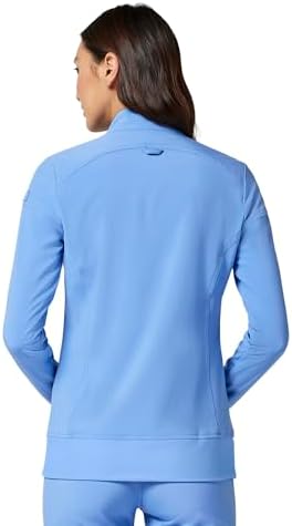 Cherokee iFlex Scrub Jacket for Women 2 Pocket Zip Front