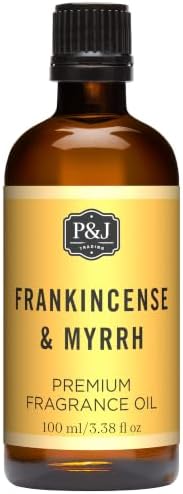 P&J Trading - Frankincense & Myrrh Scented Oil 100ml - Fragrance Oil for Candle Making, Soap Making, Diffuser Oil