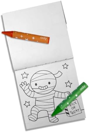 Ooly Carry Along Coloring Book for Kids, 48 Pages – Happy Haunts