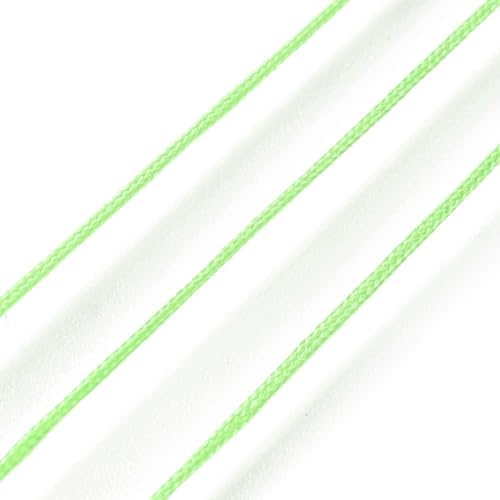 43 Yards Nylon String Friendship Bracelets String 0.8mm Nylon Beading Thread Braided Chinese Knotting Cord Macrame Cords for Kumihimo Necklaces Tassels Jewelry Crafts (Lime)