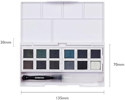 Derwent Tinted Charcoal Paint Pan Set (2306249)