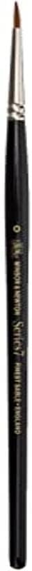 Winsor & Newton Series 7 Kolinsky Sable Brush, Round SH #0 | The World's Finest Watercolor Brush, Kolinsky Sable Hair, Rust-proof, Seamless Nickel Plated Ferrules, Hand-Made in England