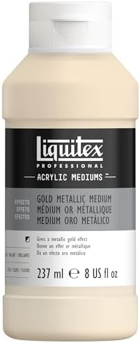 Liquitex Professional Effects Medium, 237ml (8-oz) Gold Metallic Medium