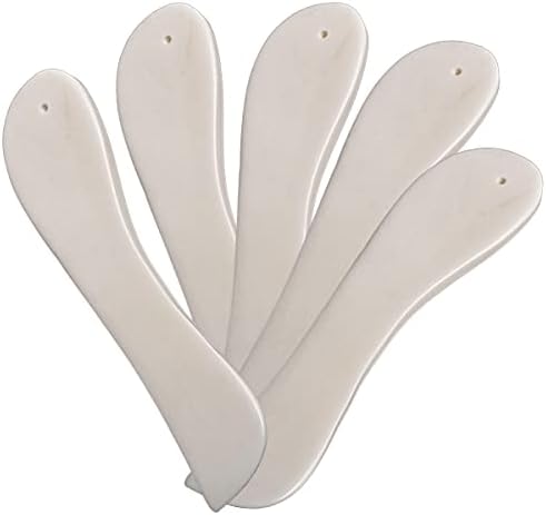 WUTA 100% Genuine Bone Folders Creaser Crafts Scoring Folding Creasing Origami Paper Creaser Crafting Tool for DIY Handmade Burnishing Bookbinding (5 Packs Arc Shape)