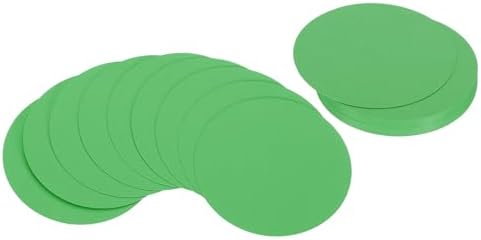 PATIKIL 6inch Circle Card Stock, 36Pcs Round Shape Cutouts Paper Thick Cardstock Coaster for DIY Craft Projects Classroom Bulletin Board Decor, Green