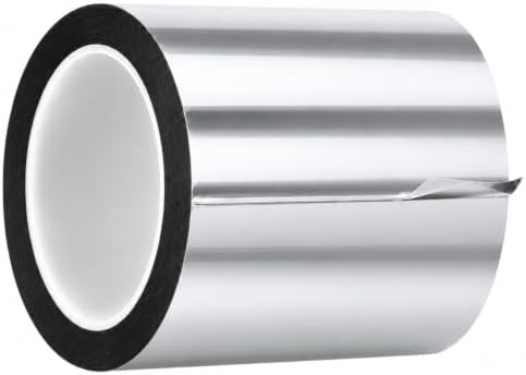 GGR Supplies MMYP-1 Silver Metalized Polyester Film Tape, 6 Inch x 72 Yds