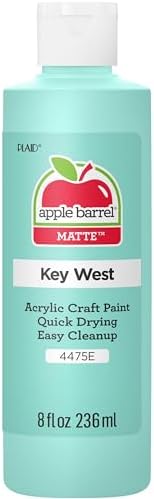Apple Barrel Acrylic Paint in Assorted Colors (8 oz), 4475E Key West- Pack of 1