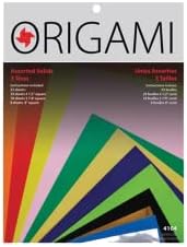 Yasutomo Origami Asst Colors 4 1/2", 5 7/8", 8" 55 Sheets