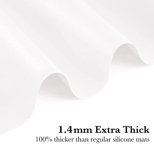 Gartful Oversize Translucent Silicone Mat, Countertop Protector, 27.6 x 19.7 inches Silicone Sheet for Crafts Resin Jewelry Casting Mat Pad Nonstick Table Placemat