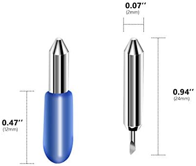 30 PCS Replacement Blades for Joy/Joy 2 and Joy Xtra Machine,Fine Point Blades Include 45° Standard Blades,30°Shallow Cutting Blades and 60° Deep Cutting Vinyl Fabric Blades