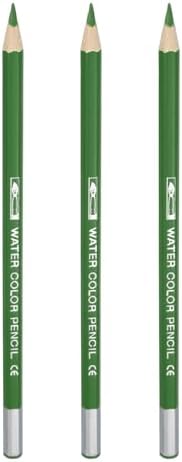 PATIKIL Watercolor Pencils Coloring Drawing Pencils Set Green 3 Pcs