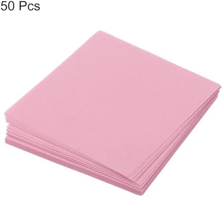 MECCANIXITY 50 Sheet Origami Paper Double Sided Pink 2x2 Inch Square Sheet for Art Craft Project, Beginners, Gifts Decor