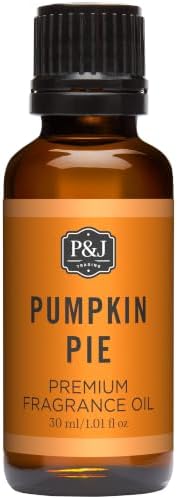 P&J Fragrance Oil Pumpkin Pie 30ml - Candle Scents, Soap Scents, Diffuser Oil Scents