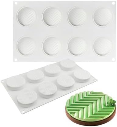 Silicone Mold for Baking Cakes,Soap Molds,Flower Shape Silicone Molds for Homemade French Dessert Mold for Pastry Chocolate,Jelly Chocolate Mold ＆ Ice Cube Tray (E_ Leaf Geometry)