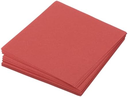 MECCANIXITY 50 Sheet Origami Paper Double Sided Bright Red 2x2 Inch Square Sheet for Art Craft Project, Beginners, Gifts Decor