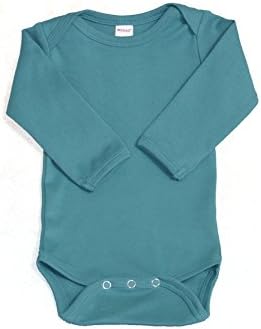 Monag Long Sleeve Baby Bodysuit, Long Sleeve Blank Solid Color Baby One-Piece, 100% Cotton Infant Bodysuit, Creeper