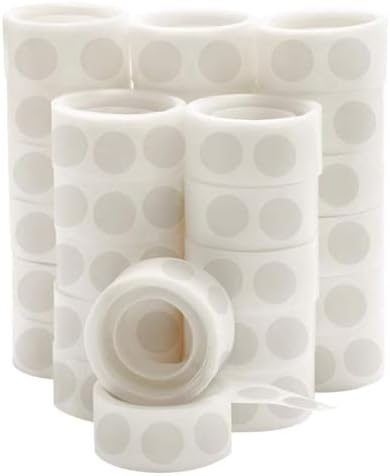 UPINS 3000 Pcs Point Dots Balloon Glue Removable Adhesive Point Tape