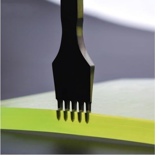 Thick Leather Punching Mat, 8x6 Inch Rubber Cutting Pad, 0.6" Heavy Duty Impact Absorption Board for Hole Punches, Stamping Tools, Leathercraft Chisel Protection