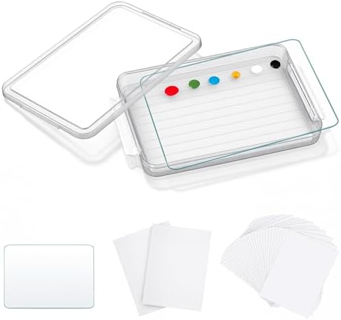 Nuanchu 1 Pcs 9 x 12 Inch Glass Palette for Oil Painting, Clear | Airtight Keep Wet Palette Container, 40 Sheets Disposable Paper, Keeps Paint Fresh, for DIY Color Mixing Beginners