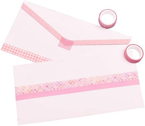12 Rolls Washi Tape Set,Decorative Plaid Pattern Washi Masking Tape