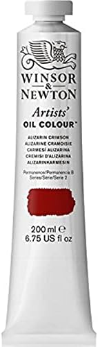 Winsor & Newton Artists' Oil Paint, 200ml Tube, Alizarin Crimson
