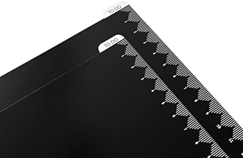 Shitajiki Pencil Board (A5 — Notebook Accessory Compatible with Bullet Journal, Hobonichi, Midori MD, Rhodia, Tomoe River Paper and More! (A5 (148 x 210mm), Black)