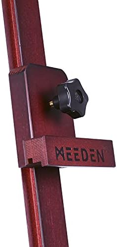 MEEDEN Studio H-Frame Easel with Storage Drawer - Adjustable (60"~75") Forward Tilting Solid Beech Wood Easel Stand for Artists, Students & Beginners, Holds Canvas Art up to 36", Deep Walnut