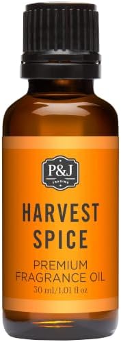 P&J Fragrance Oil - Harvest Spice 30ml - Candle Scents, Soap Scents, Diffuser Oil Scents