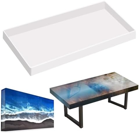 Extra Large Epoxy Resin Mold 22.63x11.81x1.38in, Reusable Resin Molds