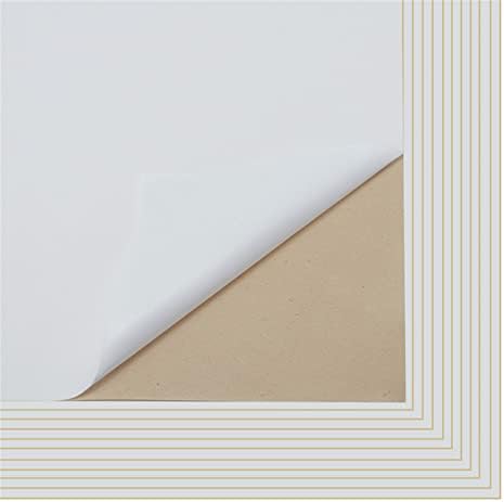 Mesheshe 10PCS Self Adhesive Felt, DIY Self Adhesive Fabric for Art & Crafts, Peel and Stick Felt for Drawer/Jewelry Box, A4 Size (8.3" x 11.8", White)