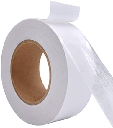 WOD DCTT32W Double Sided Adhesive Tissue Craft Tape - 3 inch x 55 yds. Acid Free, Permanent, & Heat Resitant - for Scrapbooking Paper, Cards, Origami, Ribbon, Glitter, and Boxes