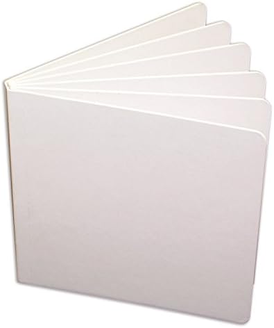 ASHLEY PRODUCTIONS Blank Chunky Thick Pages Book,White