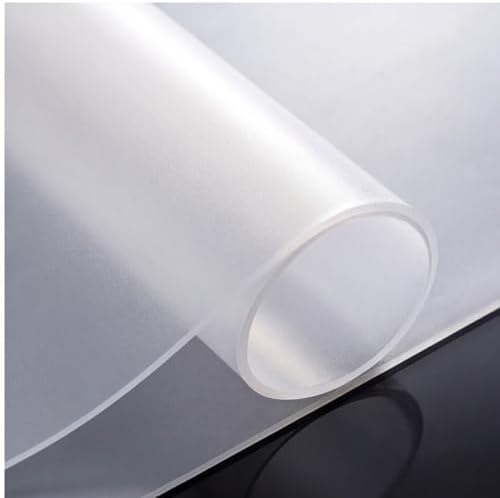 48” x 24”Silicone mat, Large Silicone Heat-Resistant mat, Kitchen countertop Non-Slip mat, Craft Table placemat.(Translucent)