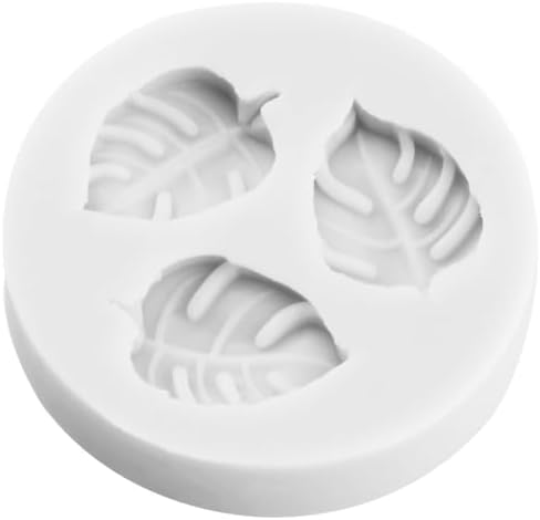 Feather Polymer Clay Mold Peacock Feather Silicone Molds Set of 4