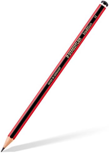 STAEDTLER Tradition Pencil - Drawing, Sketching, & Professional Technical Art Pencils in Envelope Gift Packaging - Pack of 8 (H)